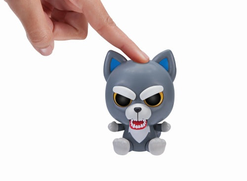 Feisty Pets - Sammy Suckerpunch 11 cm grijs/blauw