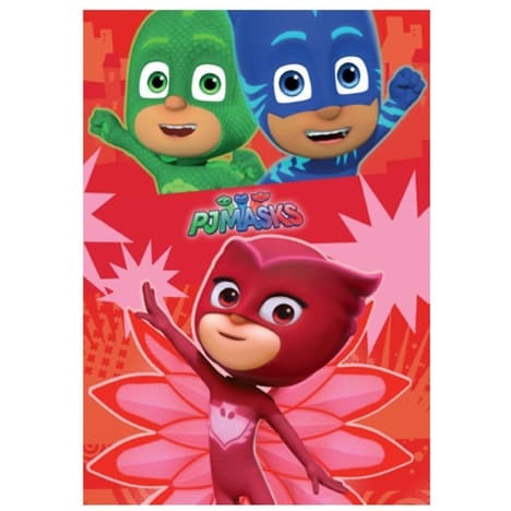 fleecedeken PJ Masks 100 x 140 cm rood