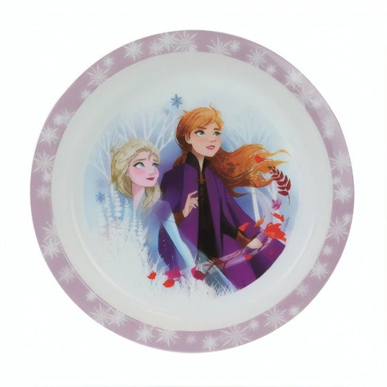 Frozen kom meisjes 21 cm wit/roze