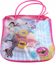 giftbag met haaraccessoires Soy Luna 15 cm roze