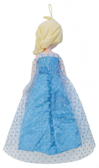 knuffel/pyjamazak Frozen 48 cm meisjes lichtblauw