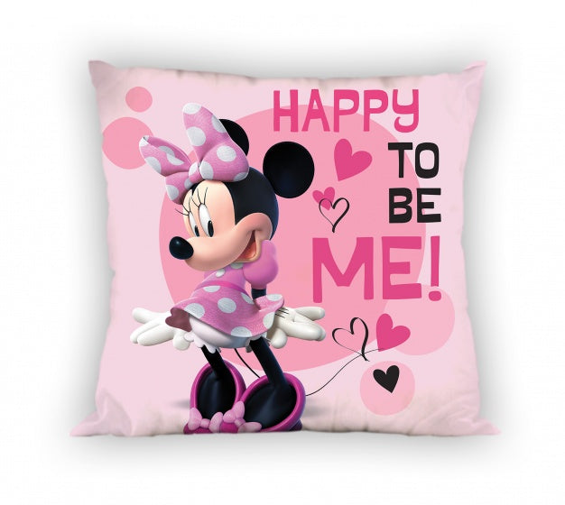 kussen Minnie Mouse 35 x 35 cm roze