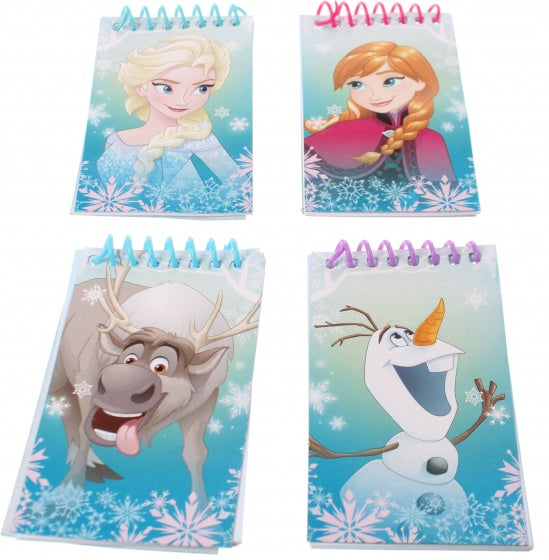 notitieboekjes 10 cm Frozen 4 stuks