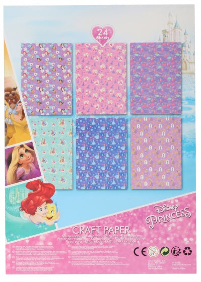 Princess knutselpapier Craft junior 24 vellen