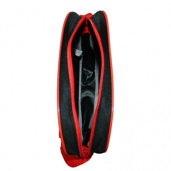 schoudertas Cars 24 x 20 x 4 cm rood/zwart