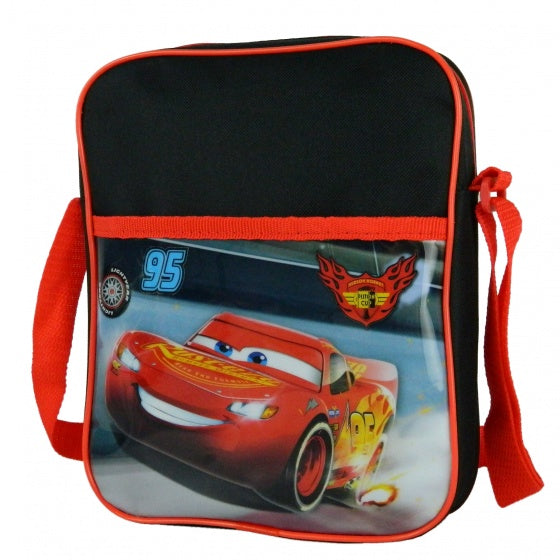 schoudertas Cars 24 x 20 x 4 cm rood/zwart