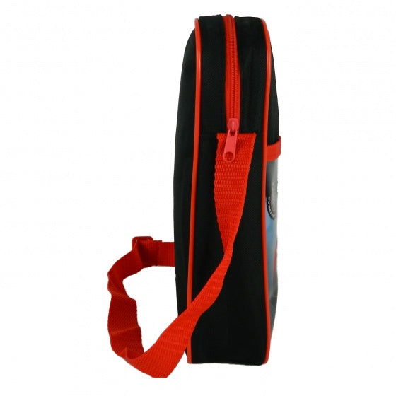 schoudertas Cars 24 x 20 x 4 cm rood/zwart