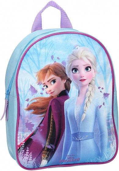 rugzak Frozen II Magical Journey 28 x 22 cm blauw