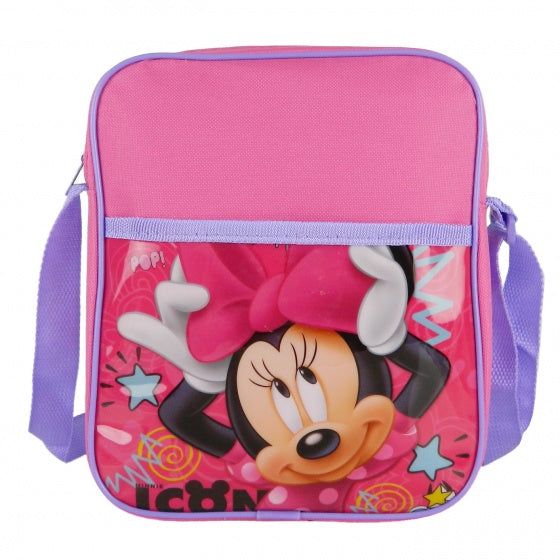 schoudertas Minnie Mouse 24 x 20 x 4 cm roze