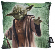 Star Wars Yoda Kussen jongens groen 34 x 34 x 11 cm