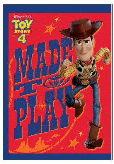 Toy Story 4 schoolschrift A5-formaat rood