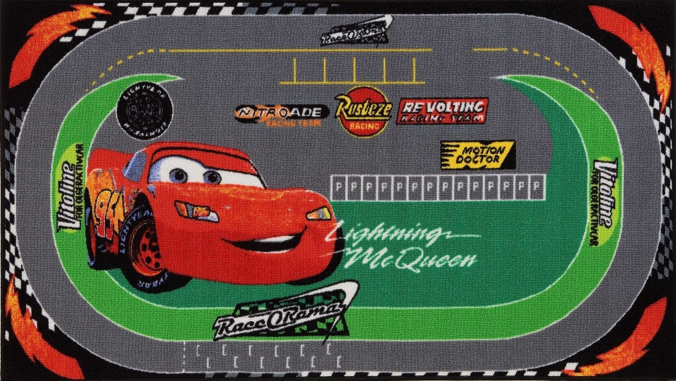 vloerkleed Cars Racing 190 x 133 cm