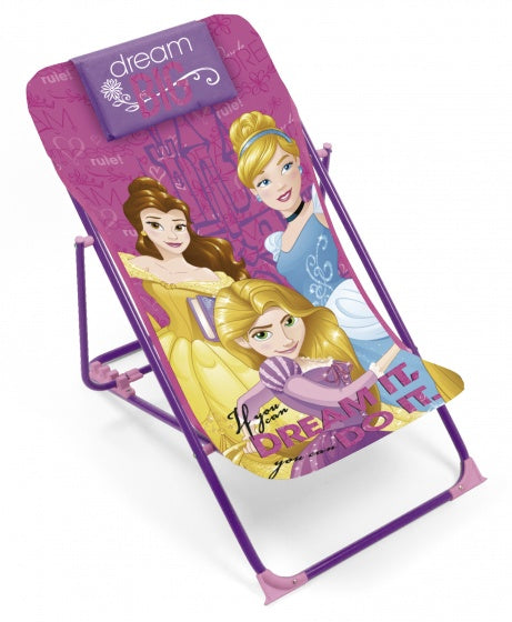 vouwstoel Princess Lounge roze meisjes 61 x 43 x 66 cm