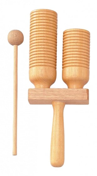 houten agogo tweevoudig