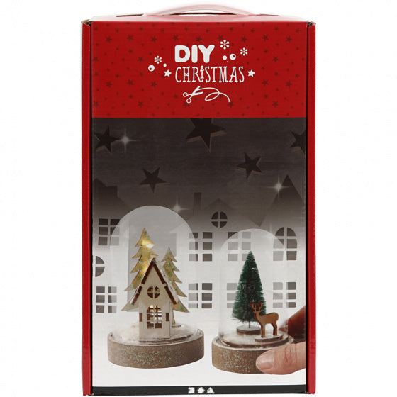 stolpenset kerstdecoratie 2 stuks 10/12