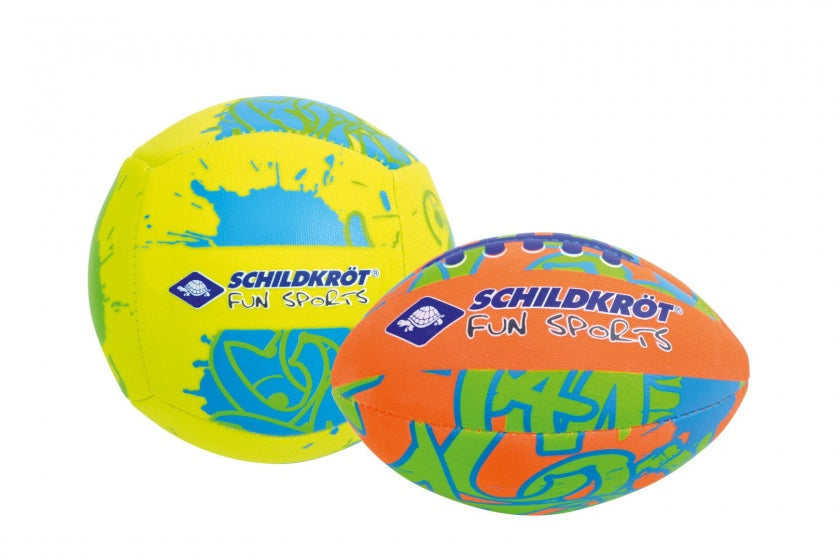 sportballenset geel/oranje 2 stuks