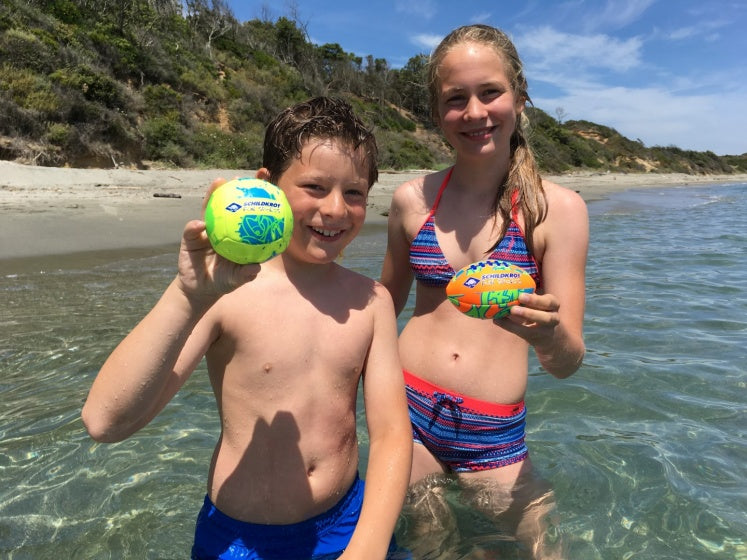 sportballenset geel/oranje 2 stuks