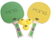 tafeltennis set 5-delig groen/geel