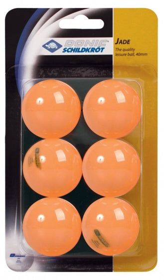 tafeltennisballen Jade 6 stuks oranje