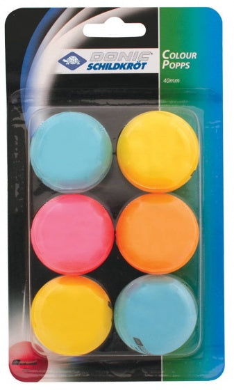 tafeltennisballen multicolor 6 stuks