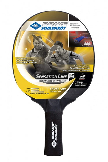 tafeltennisbat Sensation 500 zwart