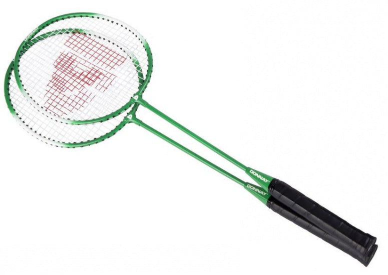 Badmintonset staal groen per set