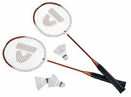 Badmintonset HTF staal oranje per set