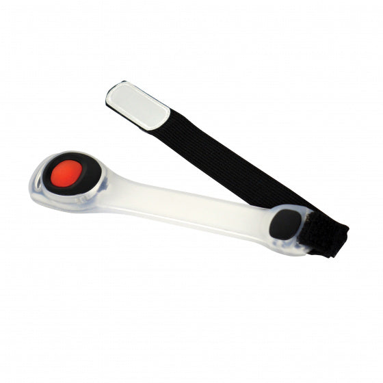 reflectie-armband Multi led 24 cm wit