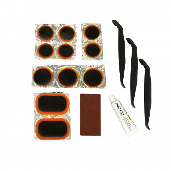 bandenreparatieset Fiets zwart 17-delig