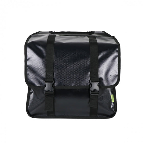 dubbele fietstas Transporter 40 liter bisonyl zwart
