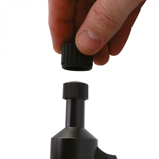 dynamodopjes anti-slip 23 mm zwart 2 stuks