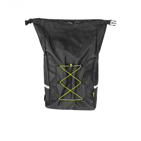 rugzak Messenger reflectie 18 liter nylon zwart