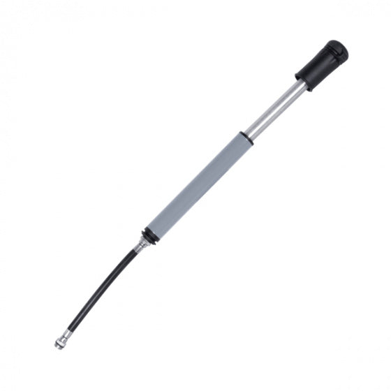 handpomp Mini DeLuxe 20 cm aluminium zwart/grijs