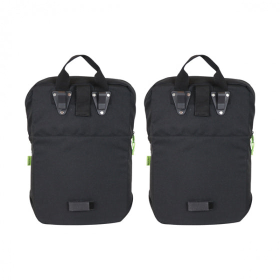 pakaftas Leisure 36 liter nylon zwart 2 stuks