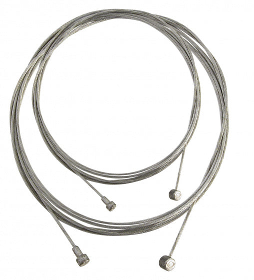 remkabel voor/achter staal zilver