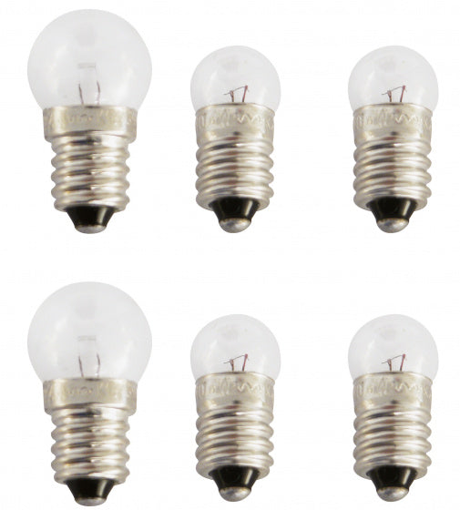reservelampjes voor- en achterlicht halogeen 6 stuks