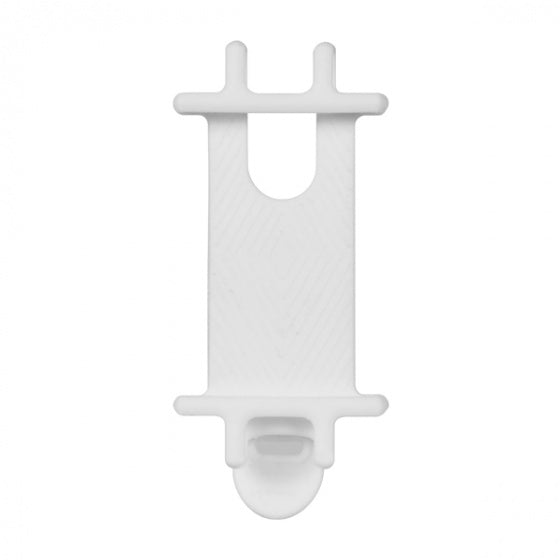 telefoonhouder fiets 19 x 7 cm siliconen wit
