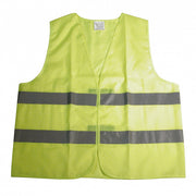 veiligheidsvest senior textiel reflectie geel one-size