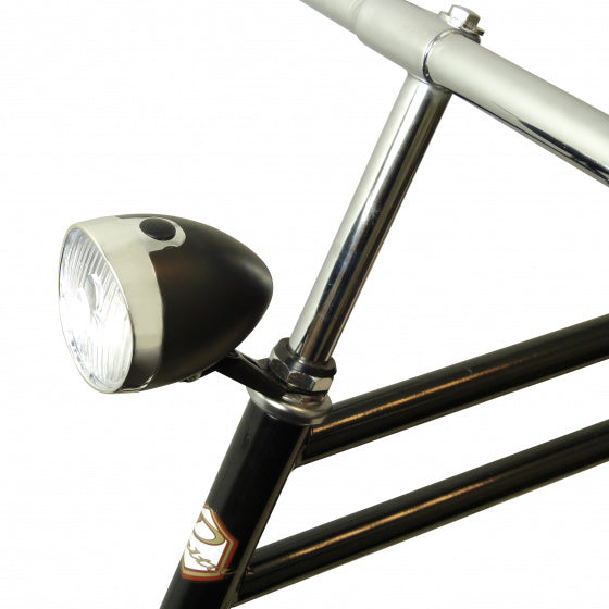 voorlicht Classic 3 led batterijen 9 cm zwart