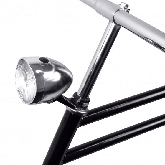 voorlicht Classic 3 led batterijen 9 cm chroom