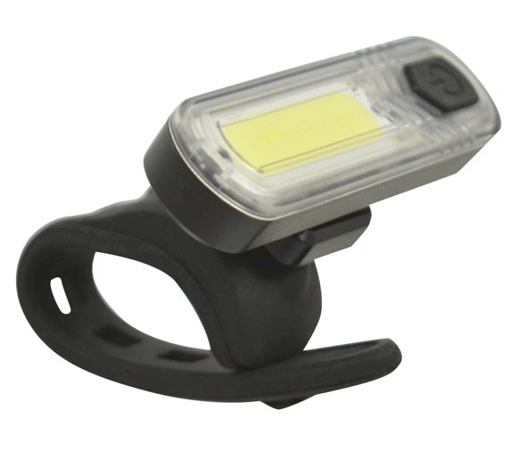 voorlicht COB led USB-oplaadbaar 60 lumen zwart 3-delig
