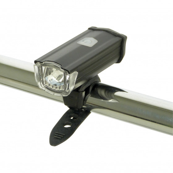 voorlicht USB-oplaadbaar led 200 lumen zwart 3-delig
