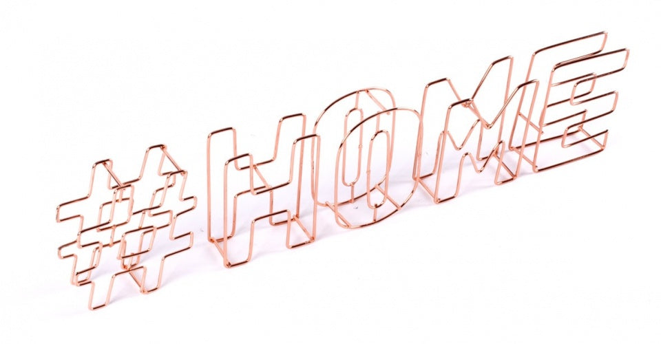 decoratie draadletters 3D #home
