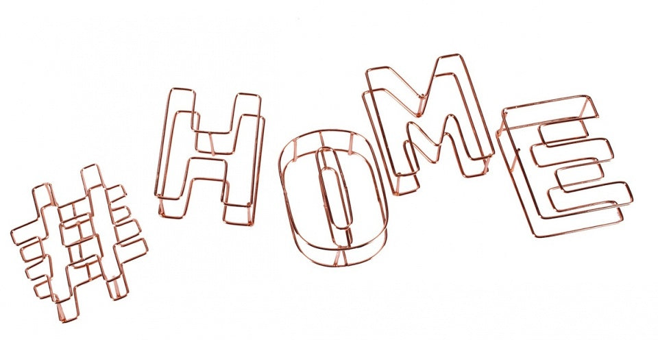 decoratie draadletters 3D #home