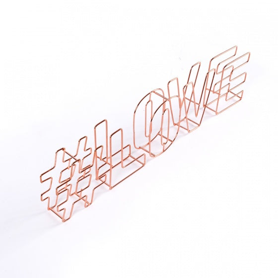 decoratie draadletters 3D #love