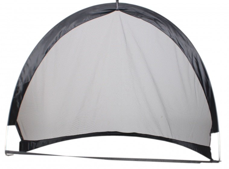 voetbaldoel pop-up 120 x 86 cm zwart 2 stuks