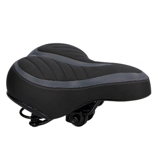 zadel stadsfiets 25 x 21 cm unisex zwart