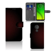 Motorola Moto G7 Power | Telefoon Hoesje | Geruit Rood