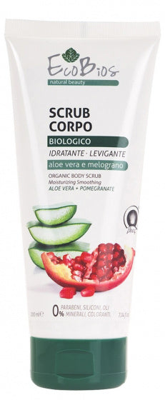 bodyscrub Aloë Vera 200 ml vegan transparant