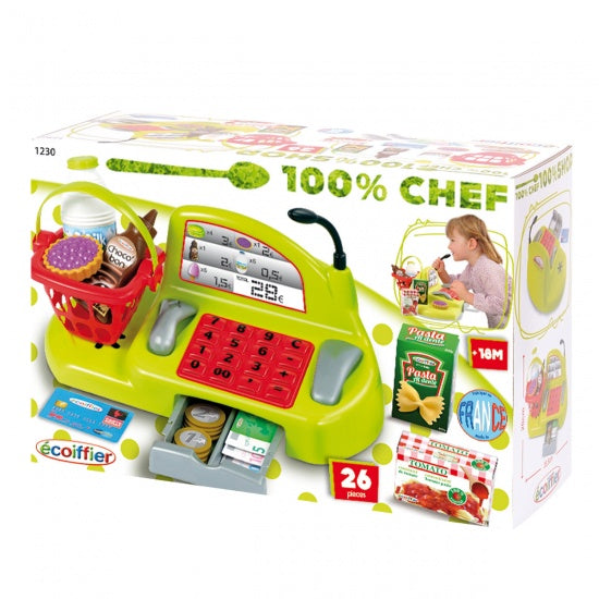 100% Chef: kassa kunststof 26-delig